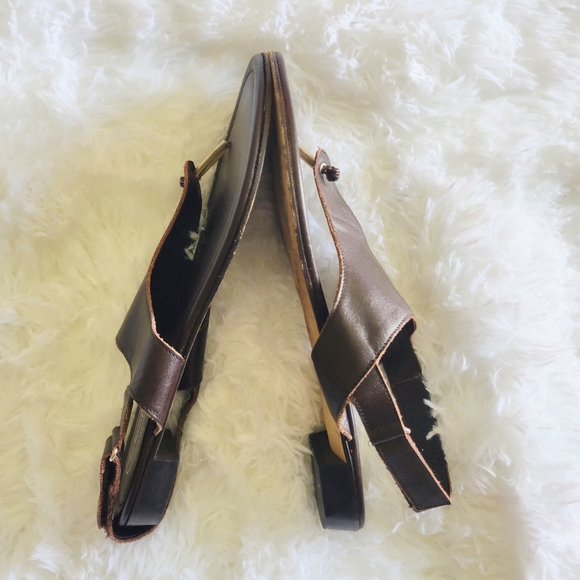 Vintage Talbot's Brown Leather Thong Sandals Size 9 N - Picture 9 of 9